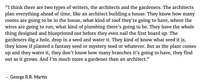 G.R.R. Martin quote