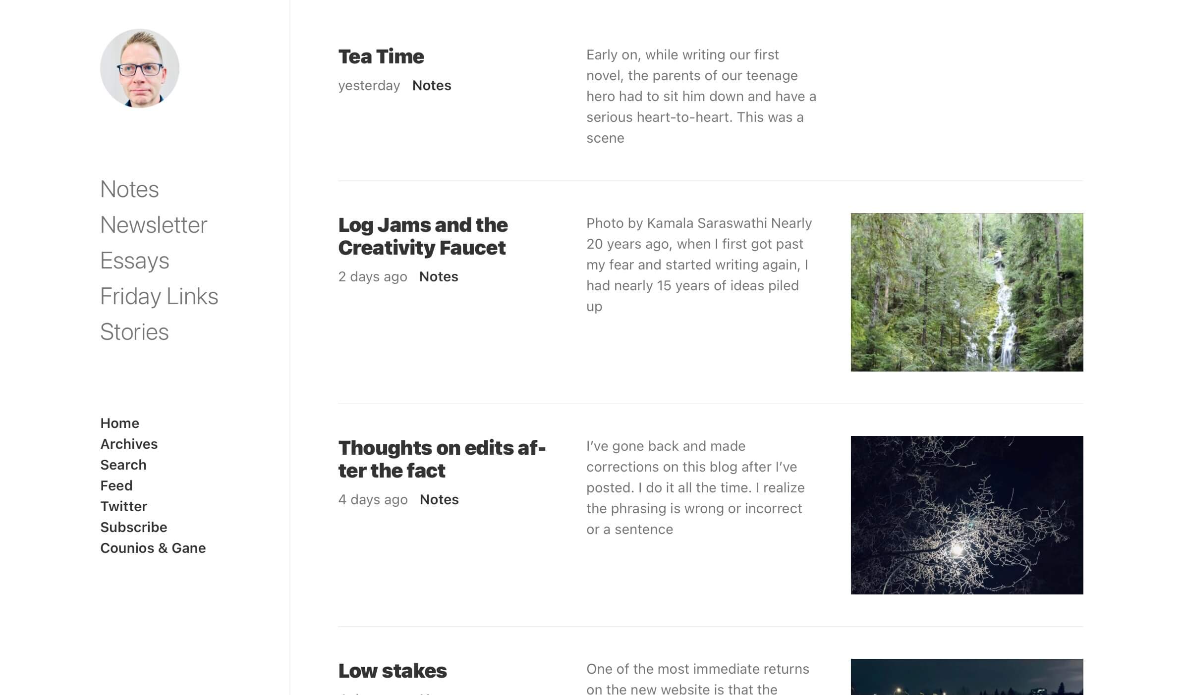 The new website
