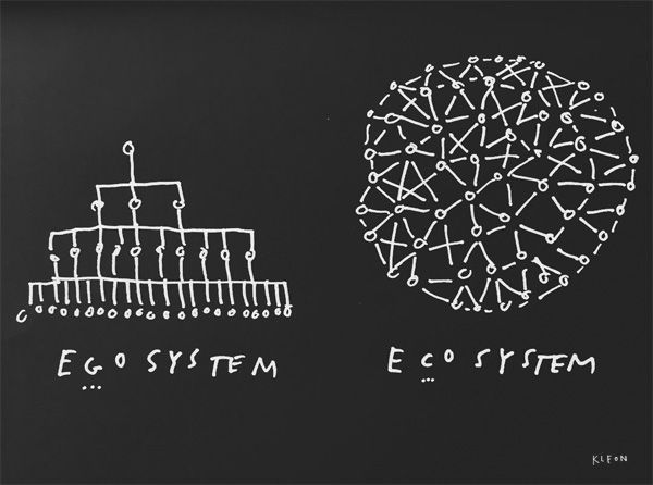 Taken from Austin Kleon's post: The Comedy of Survival